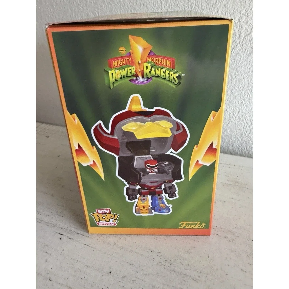 Mighty  Power Rangers Megazord w/ Red Ranger Funko Bitty Pop! Bitty‎ Bot  New